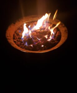 Heininger 5995 58,000 BTU Portable Propane Smokeless Outdoor Gas Fire Pit Black 32 B1UPiqimklS