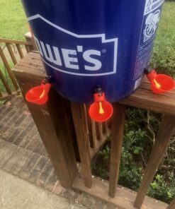 sansheng 24Pack Chicken Waterer Cups,Poultry Water Cups,Automatic Poultry Waterer for DIY Poultry Quail Duck Chicken Bird Drinker 24 37 B1Ukr4Uu6ES