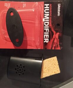 D'Addario Accessories Guitar Humidifier - Acoustic Guitar Soundhole Humidifier with Sponge - Non Drip - Suspends from Strings 24 B1VkDhgJahS