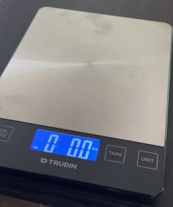 【NASA-Grade】33lb Food Kitchen Digital Scale,【Bread Meat Cookies Measures Precisely】Weight Grams and Ounces for Baking Cooking,1g/0.1oz Precise Graduation,304 Stainless Steel,Waterproof Tempered Glass 55 B1VtjPhnzS