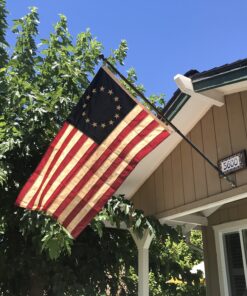 Betsy Ross Vintage Embroidered Flag - 3x5ft Premium Oxford Polyester - Founding Fathers Flags 34 B1VvgmGg19S