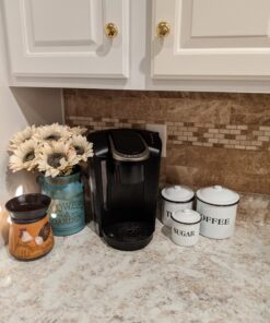 Creative Co-Op Metal Containers with Lids, Coffee, Tea, Sugar (Set of 3 Sizes/Designs) White 29 B1W5aD Bd4S