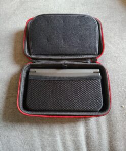 Smatree Carrying Case for New Nintendo 3DS XL/New 2DS XL, Hard Protective Shell Travel Case for Nintendo New 3DS/Nintendo New 3DS XL-Super NES Edition- Black/Red Black Red 86 B1WBdjU45MS