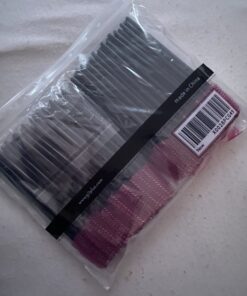 G2PLUS 100PCS Disposable Eyelash Brushes, Mascara Wands Applicator Makeup Kits, Eyelash Spoolies Brushes for Eyelash Extensions and Eyebrows (Rose) Rose 40 B1WDWkMectS