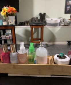 Lipper International 8181S Bamboo Wood Stacking Drawer Organizer Box, 3" x 9", Set of 2 3" x 9" (Set of 2) 15 B1WSXMkkp S