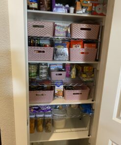 Whitmor Supreme Wide Stacking Shelf - Heavy Duty - Adjustable - Chrome 38 B1WYytJ10xS