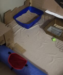 Pureness Giant Cat Litter Pan, Assorted Colors 32 B1WfJK8hJS