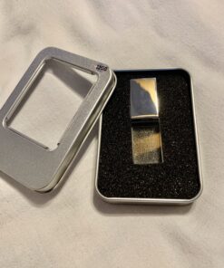 HOPAS New Crystal Transparent Rectangle Genuine USB Flash Drive Wedding Gift Pen Drive,Silver (32GB) 32GB 6 B1Wx8tz DuS