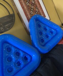 GoPong Pool Pong Rack Floating Beer Pong Set, Includes 2 Rafts and 3 Pong Balls 15 B1X2bi7f39S