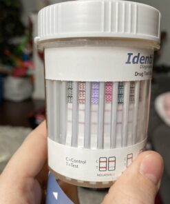 5 Pack Identify Diagnostics 10 Panel Drug Test Cup - Testing Instantly for 10 Different Drugs THC50, COC, OXY, MOP, AMP, BAR, BZO, MET, MTD, PCP ID-CP10 (5) 5 23 B1X5mOTfnhS