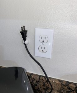 Cable Clips, OHill 16 Pack White Self Adhesive Cord Holder, Ideal Cable Management Cord Organizer Wire Keeper for Phone Charger, Computer, Desk, Home, Office, Car, Nightstand 51 B1X7BfT996S