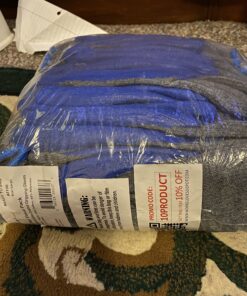 G & F Products - 3100L-DZ-Parent 12 Pairs Large Rubber Latex Double Coated Work Gloves for Construction, gardening gloves, heavy duty Cotton Blend Blue Large (Pack of 12) General Purpose 52 B1XvhVVFWS 1