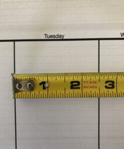 Action Publishing UNDATED Minimalist Day Planner® (8.5" X 11"), Wire Bound, Crisp White Archival Quality Paper Large (8.5" by 11") 46 B1Y9vWlrW3S