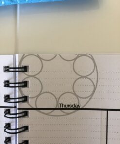 Action Publishing UNDATED Minimalist Day Planner® (8.5" X 11"), Wire Bound, Crisp White Archival Quality Paper Large (8.5" by 11") 47 B1YBWnaASVS