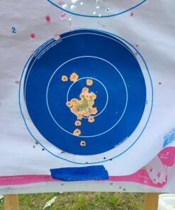 Splatterburst Targets -12 inch Stick & Splatter Self Adhesive Shooting Targets - Gun - Rifle - Pistol - Airsoft - BB Gun - Pellet Gun - Air Rifle - Made in USA 50 pack 20 B1YNNZZvfhS