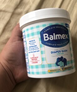 Balmex Complete Protection Daily Baby Diaper Rash Cream, Clinically Proven To Reduce Redness in Just One Use*, with Zinc Oxide + Botanicals, Pediatrician-Recommended & Dermatologist Tested, 16oz 1 Pound (Pack of 1) 39 B1YiAA6c4bS