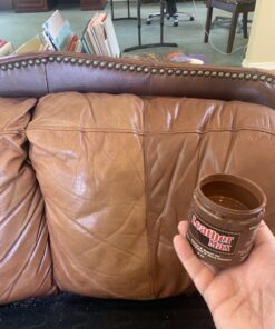 Furniture Leather Max MEGA Kit/Leather Restorer / 8 Oz Refinish 2 Oz Conditioner / 4 Oz Top Coat/Black and White 1 Oz Color Changer/Sponge (Leather Repair Kit) (Medium Brown) 19 B1YnjvpBJ S