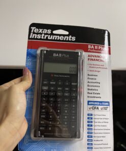 Texas Instruments BA II Plus Professional Financial Calculator Silver 9.8 Inch 24 B1Z2Ro GkS