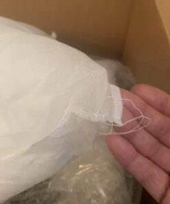 Foamily Throw Pillows Insert Set of 2 - 18 x 18 Insert For Decorative Pillow Covers - Made in USA - Bed and Couch Pillows Down Alternative 18x18 Inch (Pack of 2) 30 B1ZYbrwSQS