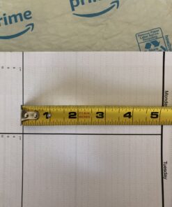 Action Publishing UNDATED Minimalist Day Planner® (8.5" X 11"), Wire Bound, Crisp White Archival Quality Paper Large (8.5" by 11") 48 B1ZvzlQJHiS