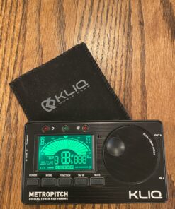 KLIQ MetroPitch - Metronome Tuner for All Instruments - with Guitar, Bass, Violin, Ukulele, and Chromatic Tuning Modes (MetroPitch, Black) 29 B1a0okPZBaS