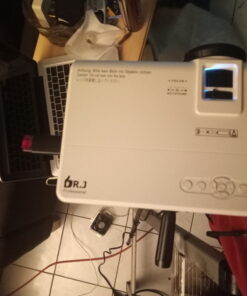 8500Lumens Portable Projector for Home Theater Entertainment, Full HD 1080P Supported Mini Projector HDMI AV USB TV Stick Supported 35 B1a0uwbHQS