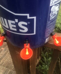 sansheng 24Pack Chicken Waterer Cups,Poultry Water Cups,Automatic Poultry Waterer for DIY Poultry Quail Duck Chicken Bird Drinker 24 38 B1a7E4620RS