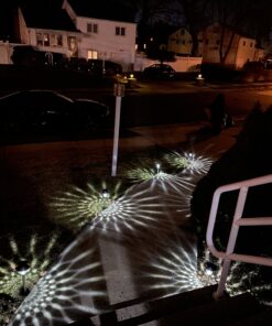 Morvat LED Auto Solar Powered Outdoor Path Lights with Stainless Steel & Glass Lens for Garden Yard & Pathway, Bright Waterproof Landscape & Patio Lighting, Dusk to Dawn, White Light, 8 Pack 24 B1aQczTUh8S