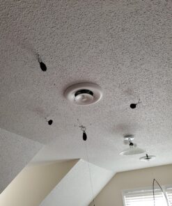 KIWI design VR Cable Management, Ceiling Pulley System fits HTC Vive/Vive Pro/Rift/Rift S Link Cable Compatible with Quest 3/2/Quest/Valve Index VR Accessories (Black, 6 Pack) Black 42 B1aTtGvWp9S