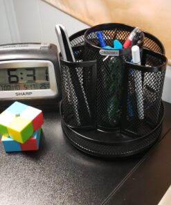 Rolodex Mesh Collection Spinning Desk Sorter, Black 35 B1aVh37BgS