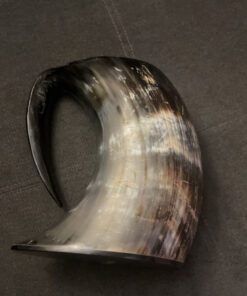 AleHorn Original Handcrafted Authentic Viking Drinking Horn Tankard for Beer Mead Ale - Genuine Medieval Inspired Stein Mug Food Safe Vessel with Handle (XXL - 30oz, Durable Resin Base) XXL - 30oz 33 B1aaFU1JhUS