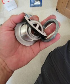 Keeney 878PC Stainless Steel Junior Duo Bar Sink Strainer with Basket, Fits 2-Inch or 2-1/2-Inch Openings, Polished Chrome 26 B1abla73n1S