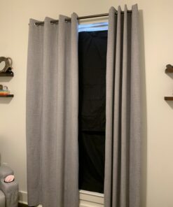 Amazon Basics Portable Window Blackout Curtain Shade with Suction Cups for Travel, 2-Pack, 78"L x 50"W, Black 31 B1azseTgMxS