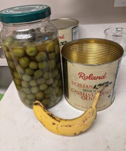 Roland Foods Whole Castelvetrano Olives, Specialty Imported Food, 3 Lb 4.9 Oz Can 43 B1b2J4d4cHS