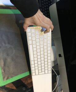 Twelve South MagicBridge | Connects Apple Magic Trackpad 2 to Apple Magic Keyboard Allowing Them to be one Unit for Desk or Lap use - Trackpad and Keyboard not Included Regular Keyboard White 36 B1bCbdIp76S