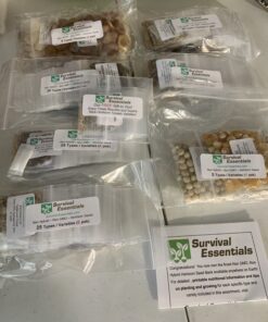 Heirloom Seeds for Planting Vegetables and Fruits - Survival Essentials 135 Variety Seed Vault - Medicinal Herb Seeds - Grow Healthy Non-GMO Food 65 B1bQ5DBM3eS