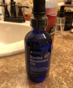 Radha Beauty - Huge 4 oz. Rosemary Essential Oil - 100% Pure Therapeutic Grade, Steam Distilled for Aromatherapy, Relaxation, Scalp, Healthy Hair Growth, Anti-Aging, Dry Skin 4 Fl Oz (Pack of 1) 27 B1bZyIEqEpS