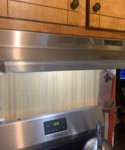 Broan-NuTone 413604 Non-Ducted Ductless Range Hood Insert with Light, Exhaust Fan for Under Cabinet, 36-Inch, Stainless Steel 23 B1bdB1ts4CS