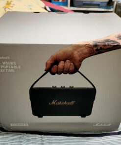 Marshall Kilburn II Bluetooth Portable Speaker - Black & Brass Black and Brass 21 B1boqVS5t3S