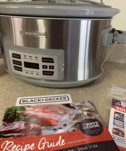 BLACK+DECKER SCD7007SSD Digital Slow Cooker with Temperature Probe + Precision Sous-Vide, 7-Quart Capacity, Stainless Steel 41 B1bwmWw4BmS