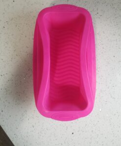 Tosnail 3 Pack Nonstick Silicone Bread Mold and Loaf Pan - 9.75" x 4.75" x 3" 31 B1cGT1xjtFS