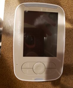 Infant Optics DXR-8 480p Video Baby Monitor, Non-WiFi Hack-Proof FHSS Connection, Interchangeable Lenses, Pan Tilt Zoom, LED Sound Bar, Night Vision, and Two-way Talk, low battery 48 B1cfGv 8fWS