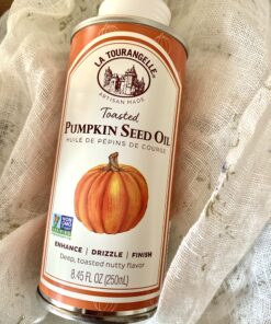 La Tourangelle, Toasted Pumpkin Seed Oil, Great for Cooking, Salad Dressings, Pastas, and Spreads - Health and Beauty Oil, 8.45 fl oz 8.45 Fl Oz (Pack of 1) 41 B1d1RcIuhUS