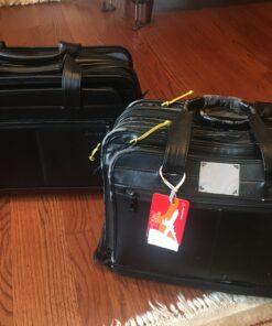 Samsonite Leather Expandable Briefcase 17 inch Black 30 B1d3vDLcIvS