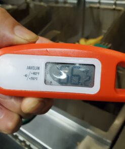 Lavatools PT12 Javelin Ultra Fast Digital Instant Read Meat Thermometer for Grill and Cooking, 2.75" Probe, Compact Foldable Design, Large Display, Splash Resistant – Sambal 35 B1dFKBYhmRS