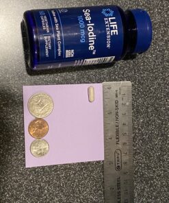 Life Extension Sea-Iodine 1000 mcg – Iodine Supplement Without Salt – Iodine From Organic kelp and Bladder Wrack Extracts - Gluten-Free, Non-GMO, Vegetarian - 60 Capsules 60 Count (Pack of 1) 19 B1dLCySksjS