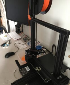 HATCHBOX 1.75mm Orange PLA 3D Printer Filament, 1 KG Spool, Dimensional Accuracy +/- 0.03 mm, 3D Printing Filament 38 B1dM17gyItS