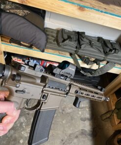 -Combat Vet Owned Company- Dagger Defense Tactical flip up BUIS Picatinny Rail Mounted Backup Iron Sights. Black 55 B1dSffY1l4S