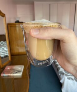 Delonghi 5513214601 Cappuccino Glasses, 270 milliliters Cappuccino Glasses (set of 2) 15 B1dfvAMukiS