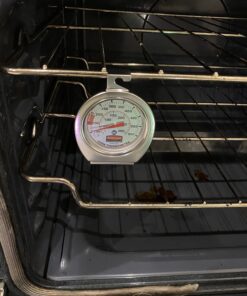 Rubbermaid Commercial Products Stainless Steel Monitoring Thermometer for Oven/Grill/Meat/Food, 60-580 Degrees Fahrenheit Temperature Range, Easy to Read Food Thermometer For Cooking Oven/Grill/Smoker Thermometer 32 B1ds1aV8hfS